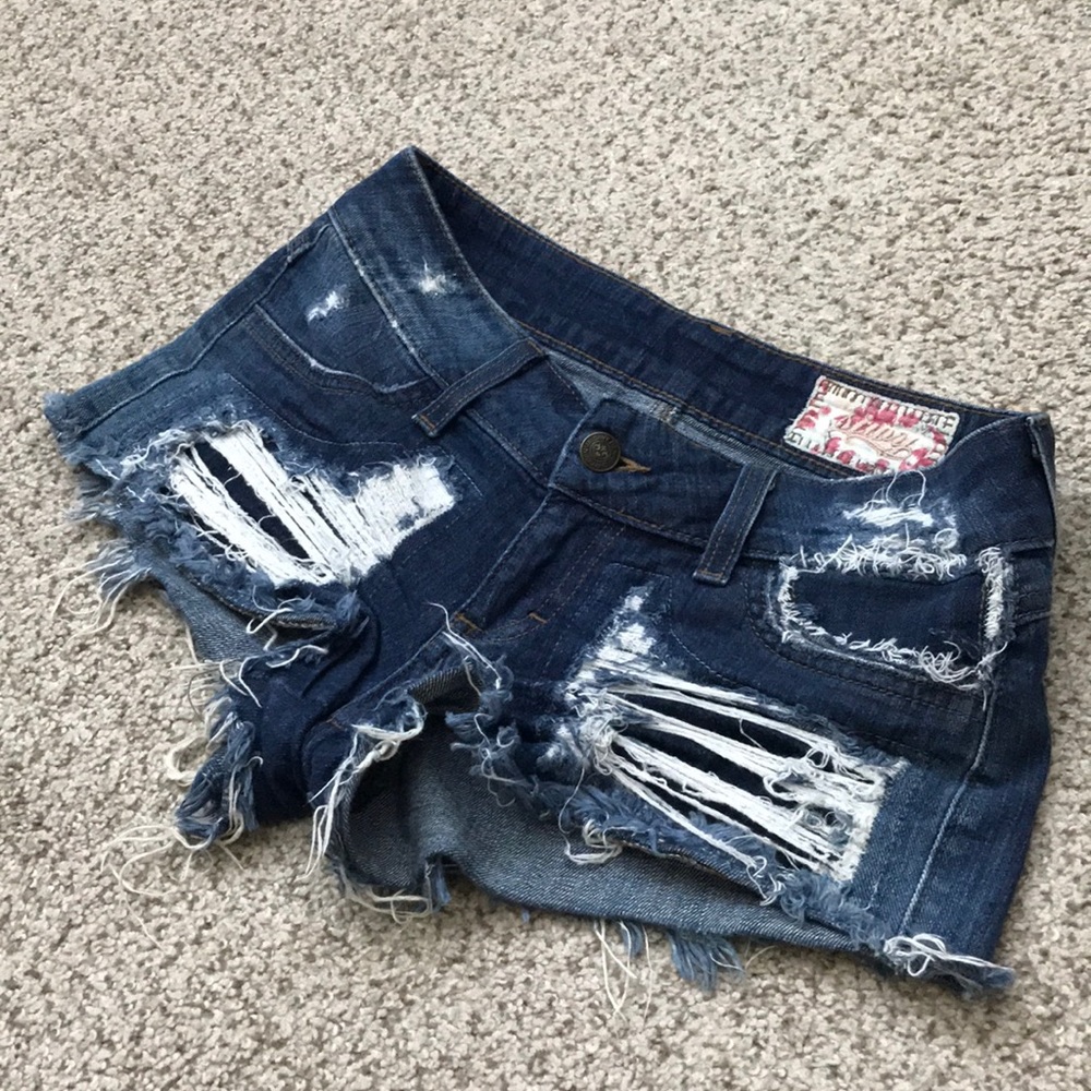 Siwy Destroyed Demin Shorts Size 24